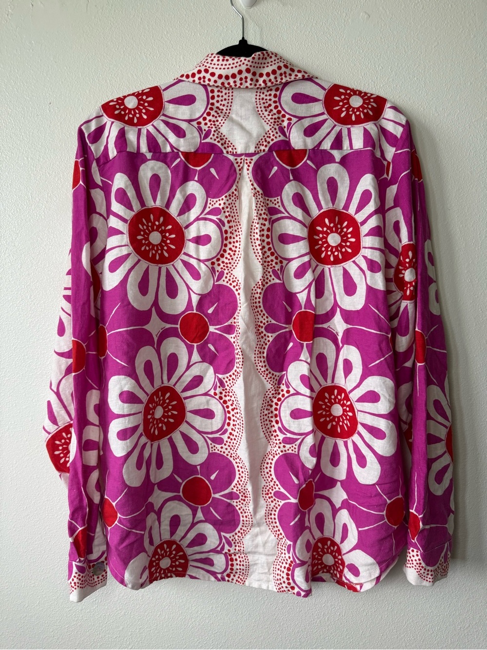 FARM Rio Pink, Red & White Floral Button-Front Jacket - Picture 2 of 6